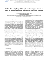 Introducing temporal activity localisation using pose estimation to identify key phases in cricket batting for downstream action quality assessment