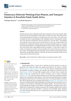 Democracy deferred : Working-class women, and transport injustice in KwaZulu-Natal, South Africa