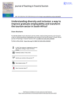 Understanding diversity and inclusion: a way to improve graduate employability and transform the tourism sector in South Africa?