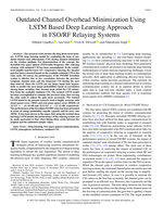 Outdated channel overhead minimization using LSTM based deep learning approach in FSO/RF relaying systems