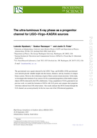 The ultra-luminous X-ray phase as a progenitor channel for LIGO–Virgo–KAGRA sources
