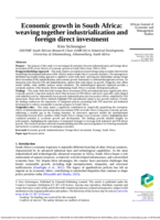 Economic growth in South Africa : weaving together industrialization and foreign direct investment