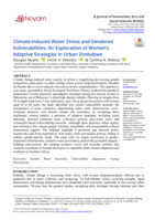 Climate-induced water stress and gendered vulnerabilities : An exploration of women’s adaptive strategies in urban Zimbabwe