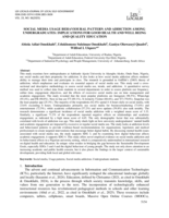 Social media usage behavioural pattern and addiction among undergraduates : implications for good health and well being and quality education 