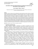 Exploring employee perceptions of fairness of disciplinary measures in the workplace