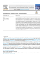 Geographies of mission-oriented innovation policy