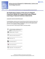 An Exploratory study on the use of a flipped classroom model for supporting inquiry-based learning in natural sciences classrooms