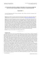 An integrated conceptual model of the impact of e-hailing on drivers' quality -of-life : insights from a systematic literature review