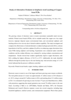 Study of alternative oxidants in sulphuric acid leaching of copper from PCBs