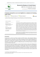 Consumer perspectives on reverse logistics in e-commerce in Gauteng, South Africa