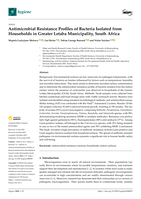 Antimicrobial resistance profiles of bacteria isolated from households in greater Letaba municipality, South Africa