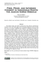 Free, prior, and informed consent in indigenous rights : the Juukan Gorge debacle