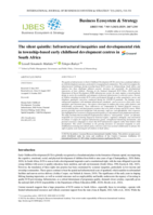 The silent quintile : Infrastructural inequities and developmental risk in township-based early childhood development centres in South Africa conditions of the Creative Commons Attribution 4.0 International license (CC BY) (http://creativecommons.org/licenses/by/4.0/)
