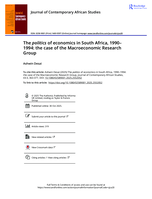 The politics of economics in South Africa, 1990-1994 : the case of the macroeconomic research group