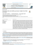 Synergizing urban and mobility governance : Insights from Dubai and Lahore