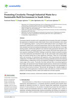 Promoting circularity through industrial waste for a sustainable built environment in South Africa