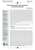 Transforming professional associations : An identity perspective