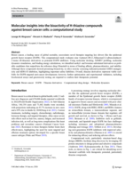 Molecular insights into the bioactivity of H-thiazine compounds against breast cancer cells : a computational study
