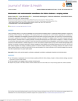 Wastewater and environmental surveillance for Vibrio cholerae : a scoping review