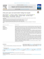Urban green spaces and mental health : Findings from Uganda