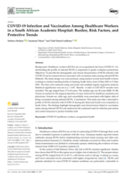 COVID-19 infection and vaccination among healthcare workers in a South African academic hospital : Burden, risk factors, and protective trends