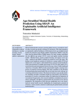 Age-stratified mental health prediction using SHAP : An explainable artificial intelligence framework