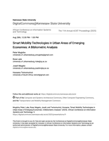 Smart mobility technologies in urban areas emerging economies : a bibliometric analysis