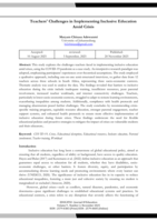 Teachers' Challenges in implementing inclusive education amid crisis