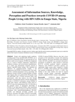 Assessment of information sources, knowledge, perception and practices towards COVID-19 among people living with HIV/AIDs in Enugu State, Nigeria
