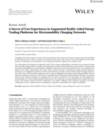 A survey of user experiences in augmented reality-aided energy trading platforms for electromobility charging networks