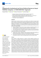 Mapping the Institutional and Socio-Political Barriers to Smart Mobility Adoption : A TISM-MICMAC Approach