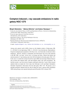 Compton-induced 𝜸-ray cascade emissions in radio galaxy NGC 1275