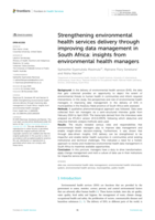 Strengthening environmental health services delivery through improving data management in South Africa : insights from environmental health managers