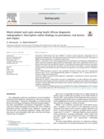 Work-related neck pain among South African diagnostic radiographers : Descriptive cohort findings on prevalence, risk factors and impact