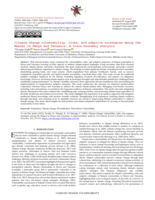Climate change vulnerability, risks, and adaptive strategies among the Maasai in Kenya and Tanzania : A trans-boundary analysis