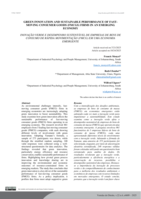 GREEN INNOVATION AND SUSTAINABLE PERFORMANCE OF FAST- MOVING CONSUMER GOODS (FMCGS) FIRMS IN AN EMERGING ECONOMY INOVAÇÃO VERDE E DESEMPENHO SUSTENTÁVEL DE EMPRESAS DE BENS DE CONSUMO DE RÁPIDA MOVIMENTAÇÃO (FMCG) EM UMA ECONOMIA EMERGENTE