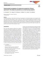 Experimental investigation of compression properties of binary quenched Ti-Mo alloys for potential use as load-bearing implants