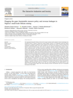 Plugging the gaps: Sustainable resource policy and revenue leakages in Nigeria’s small-scale lithium mining