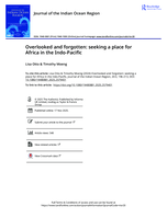 Overlooked and forgotten : seeking a place for Africa in the Indo-Pacific