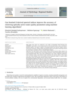 Can sentinel-2-derived spectral indices improve the accuracy of retrieving optically active water quality parameters using machine learning algorithms?