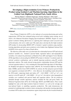 Developing a high-resolution gross primary productivity product using sentinel-2 and machine-learning algorithms in the Golden Gate Highlands National park, South Africa