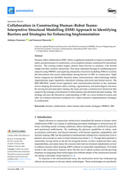 Collaboration in constructing human-robot teams : interpretive structural modelling (ISM) approach to identifying barriers and strategies for enhancing implementation