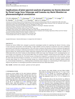 Implications of joint spectral analysis of gamma-ray bursts det ect ed by fermi large area telescope and gamma-ray burst monitor on phenomenological correlations
