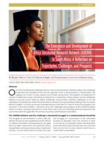 The Emergence and Development of Africa Decolonial Research Network (ADERN) in South Africa: A Reflection on Trajectories, Challenges, and Prospects