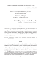 Economic challenges of the new U. S. administration