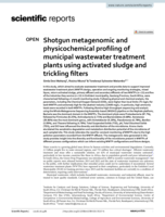 Shotgun metagenomic and physicochemical profiling of municipal wastewater treatment plants using activated sludge and trickling filters
