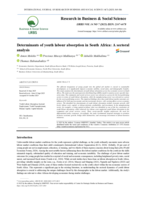 Determinants of youth labour absorption in South Africa : a sectoral analysis