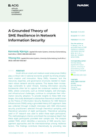A grounded theory of SME resilience in network information security