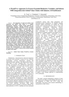 A Word2Vec approach to extract essential distinctive variables, and inform SME integration into global value chains with industry 4.0 enablement
