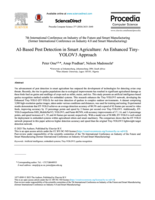 AI-based pest detection in smart agriculture : an enhanced tiny-YOLOV3 approach